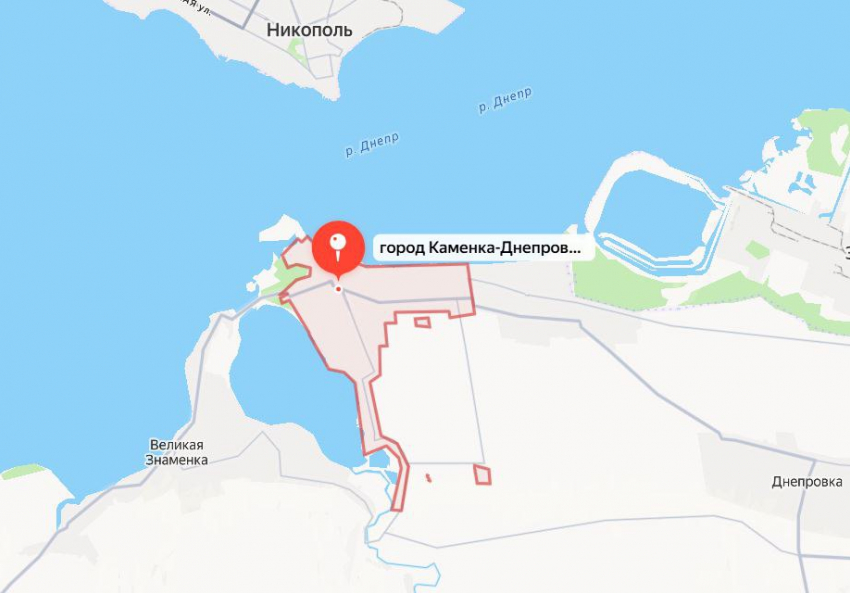 Свет пропал в Каменке-Днепровской после нового арт удара ВСУ днём 19 декабря