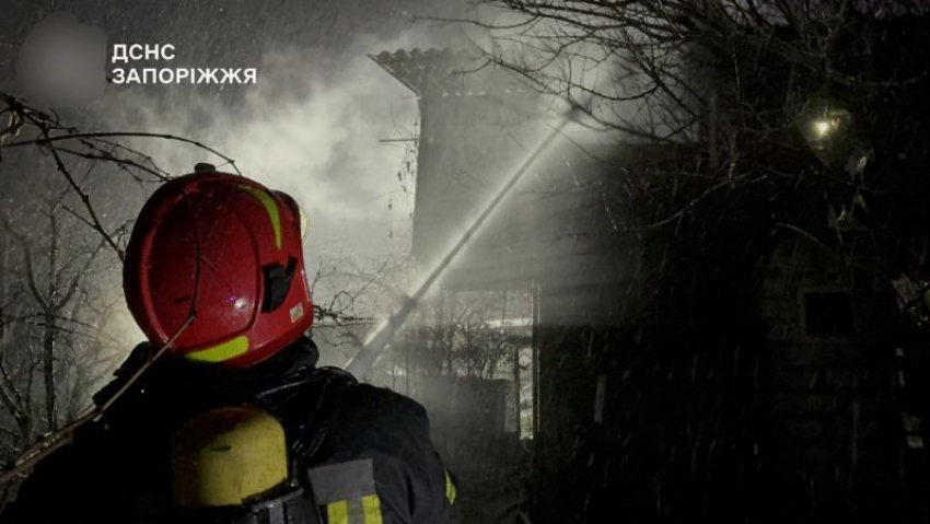 Дача сгорела дотла из-за сломанного дымохода в Запорожской области