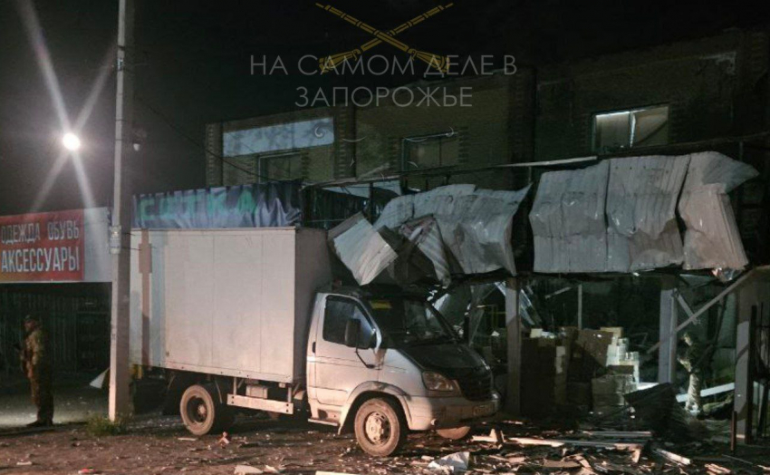 Евгений Балицкий: украинские дроны не менее 10 раз ударили по Токмаку