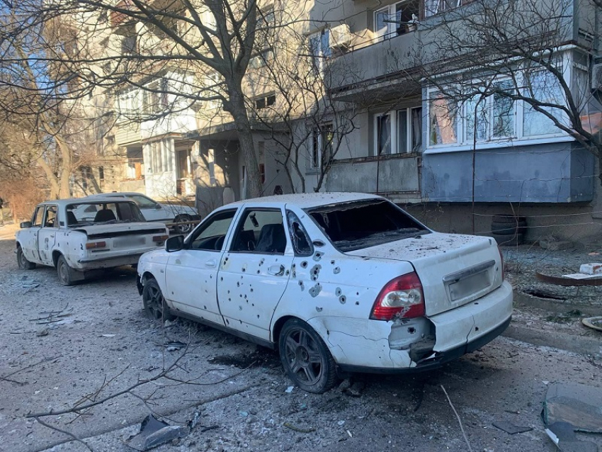 Балицкий показал последствия артобстрела ВСУ в Васильевке